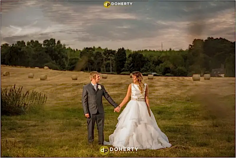 The School House Wedding Bride and Groom