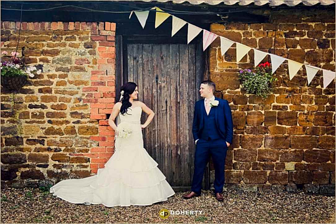 Kate and Rob The Barns at Hunsbury Hill