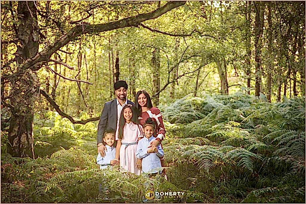 Outdoor family portraits