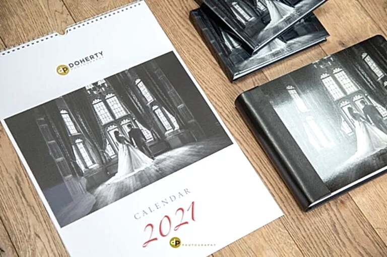 Luxury Brushed Metal Wedding Albums Designed