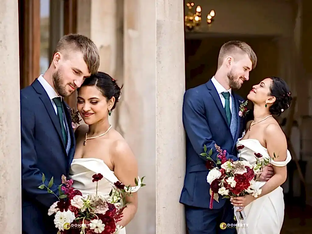Bride and groom shots at Eastington Park Wedding - Photographer - Cotswolds