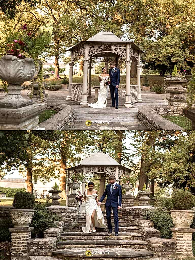 wedding ceremony photo at Eastington park