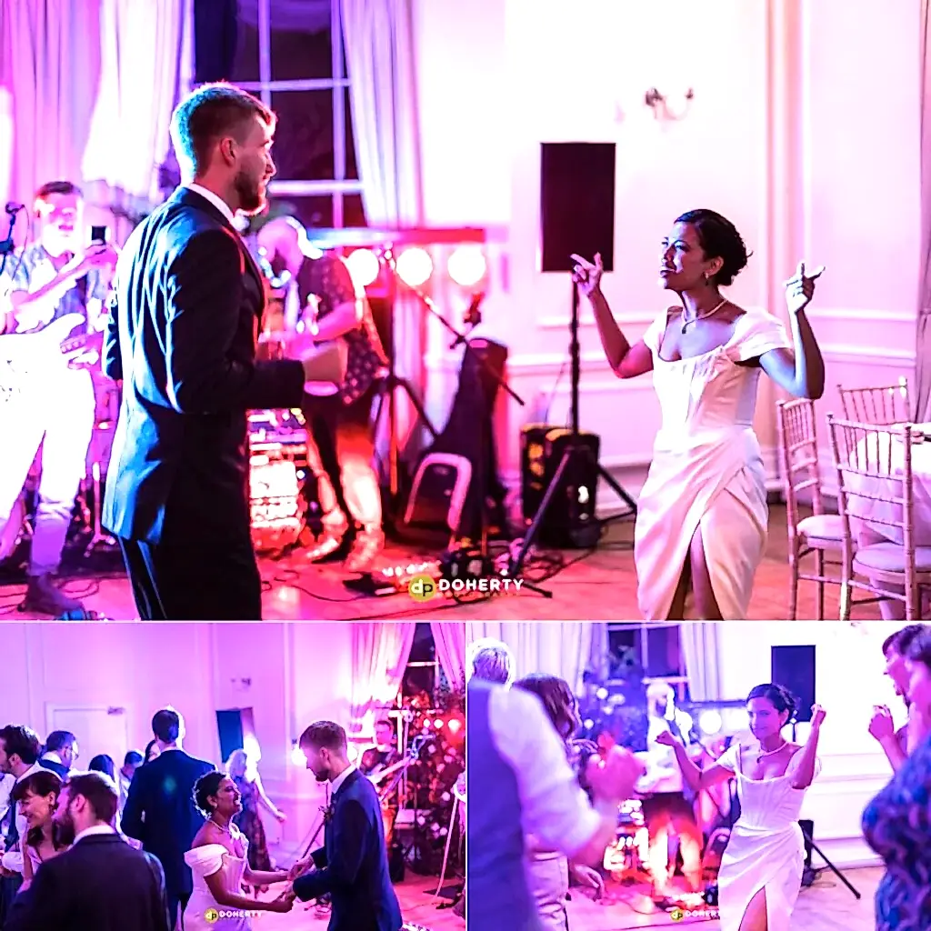 partyin at Eastington Park Wedding - Photographer - Cotswolds