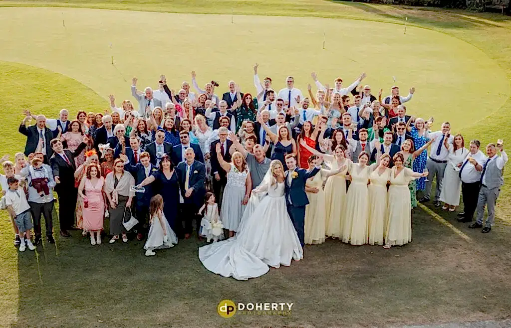 large group photo at windmill village hotel
